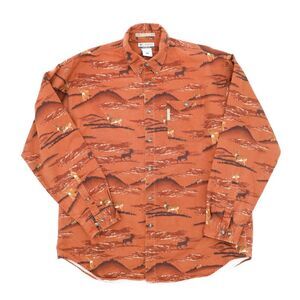 Columbia Western Long Sleeve Mens Shirt Casual Classic Dress‎ Shirt XL